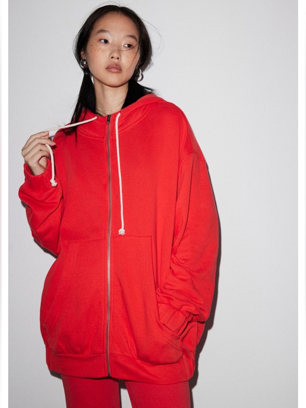 NWT UO Out From Under Merrill Zip Up Hoodie Sweatshirt Oversized XS/Small